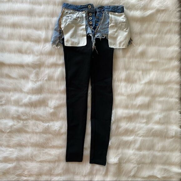 Unravel Project Reverse Short Cotton Leggings (26) - Picture 13 of 13